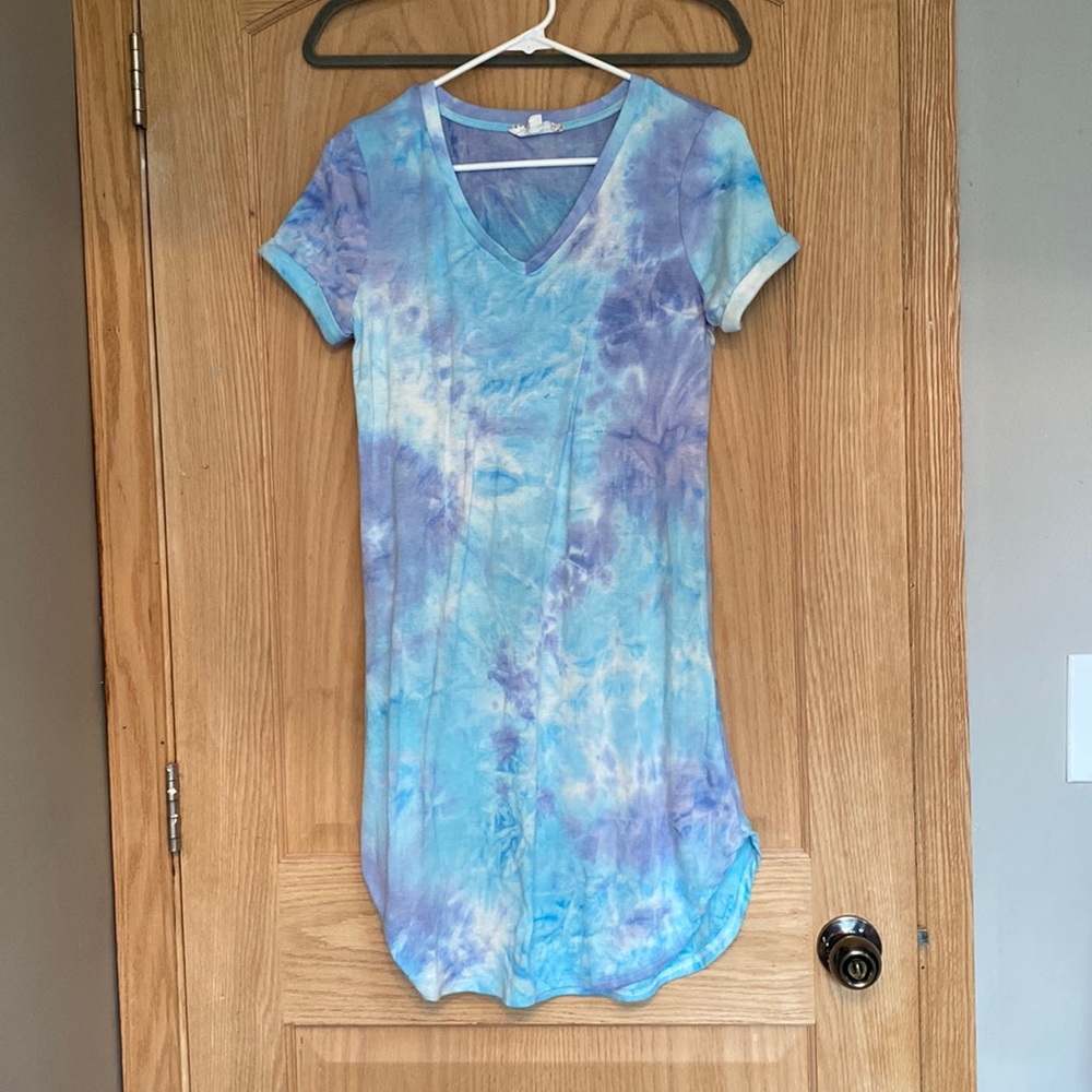 Like you tie-dyed shirt dress